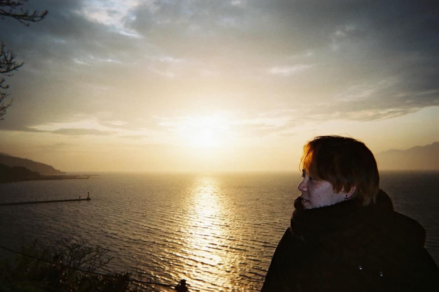 有明海の夕陽